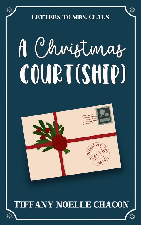 A Christmas Court(ship) book cover by Tiffany Noelle Chacon